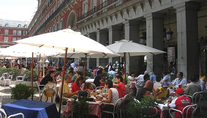 Plaza Mayor Restaurant in Madrid