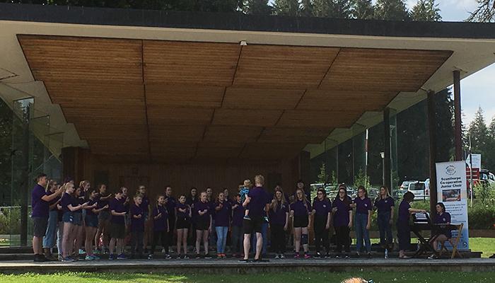 Scunthorpe Cooperative Junior Choir in the Black Forest