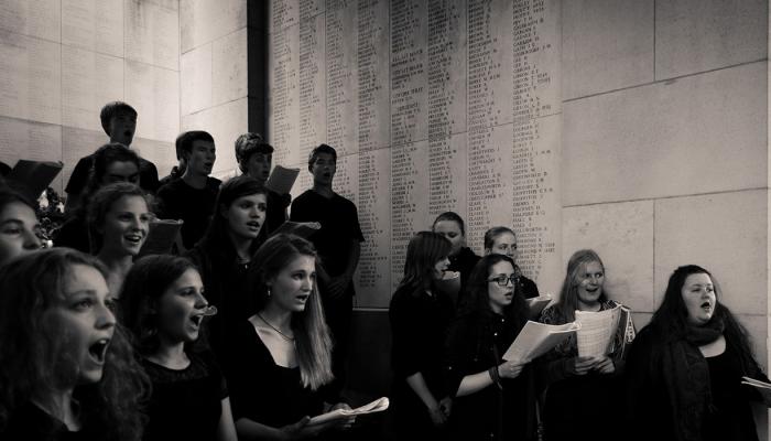 Wynstones School at the Menin Gate