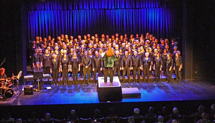 Rock Up and Sing perform at MOM
