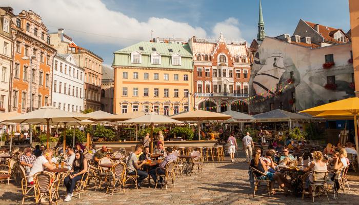 Riga Street Cafes